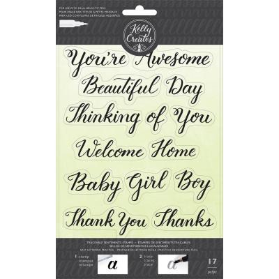 Kelly Creates - Clear Stamps - Sentiments
